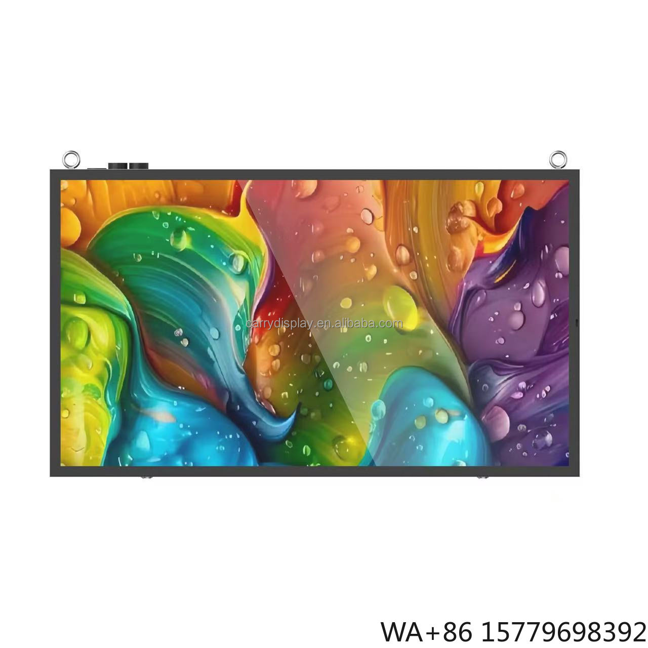 Color Changing Outdoor - Fabrikneuer 75-Zoll-Wandmontage-Outdoor-Totem-Multimedia-Digital-Signage-Kiosk, IP65 wasserdichter Outdoor-TV