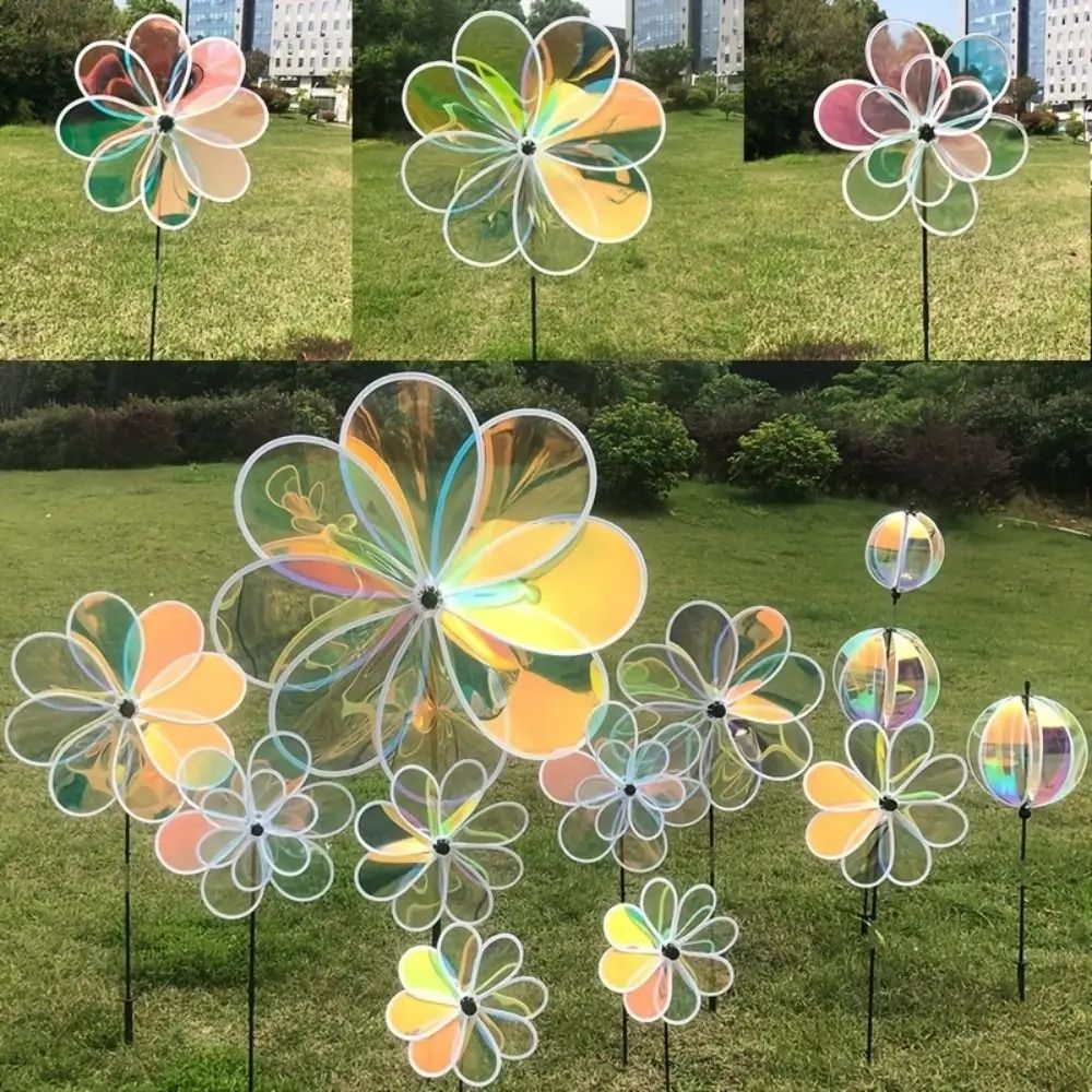 Color Changing Outdoor - Farbe Vogel abweisende Windmühle im Freien