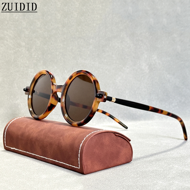 Outdoor Lighting Trends - Retro Runde Sonnenbrille Für Männer Vintage-Mode