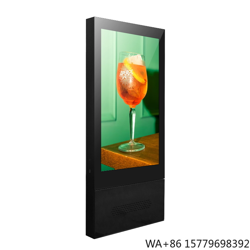 Color Changing Outdoor - Neuester Aluminium-LCD-Werbeplayer Freistehende Digitale Beschilderung IP65