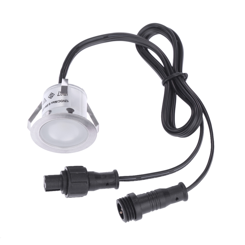 Ground Light Recessed - 10 Stück 32mm LED-Bodenleuchten 0,6W 500LM