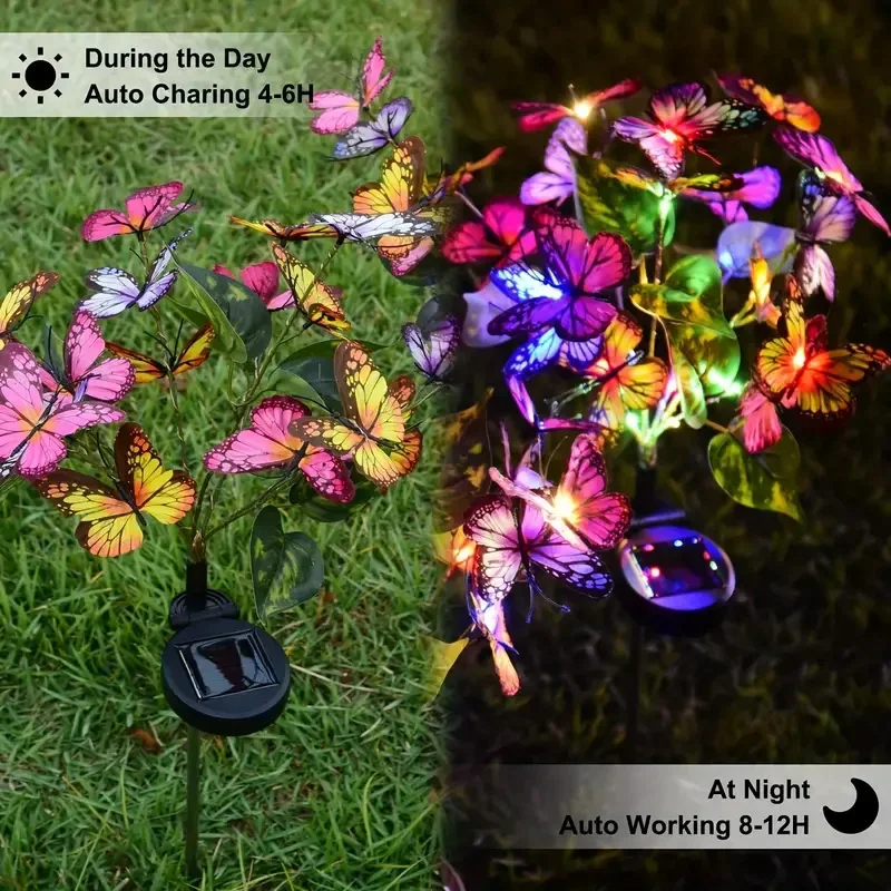 Solar-LED-Schmetterlings-Garte – Outdoor Lighting Ground Bewertung und Preis