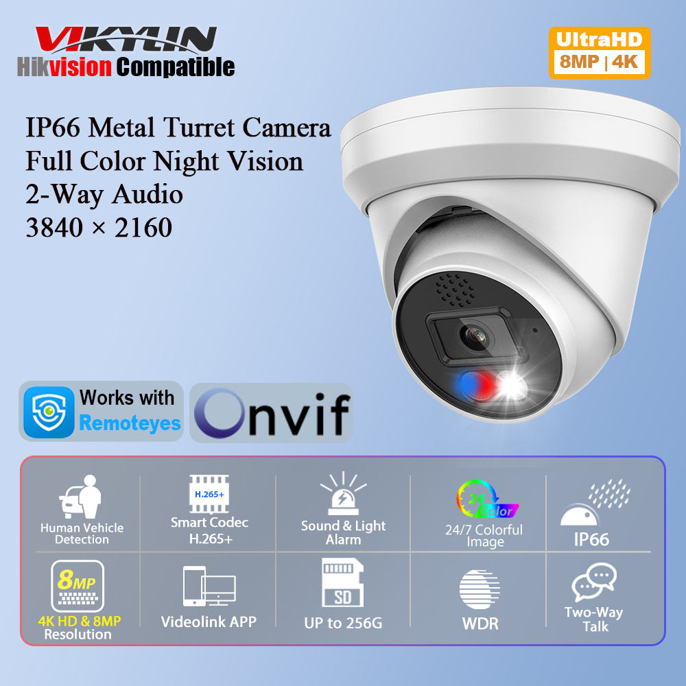 Vikylin 4K 8MP Alarm-Farb-IP-K – Outdoor Lighting Options Bewertung und Preis