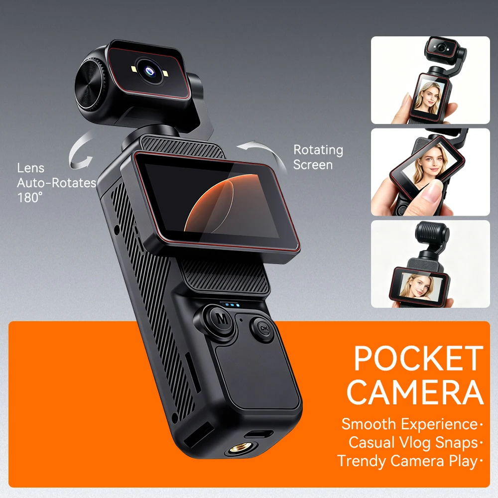 2K Pocket-Handheld-Vlog-Kamera – Outdoor Lighting Japanese Bewertung und Preis