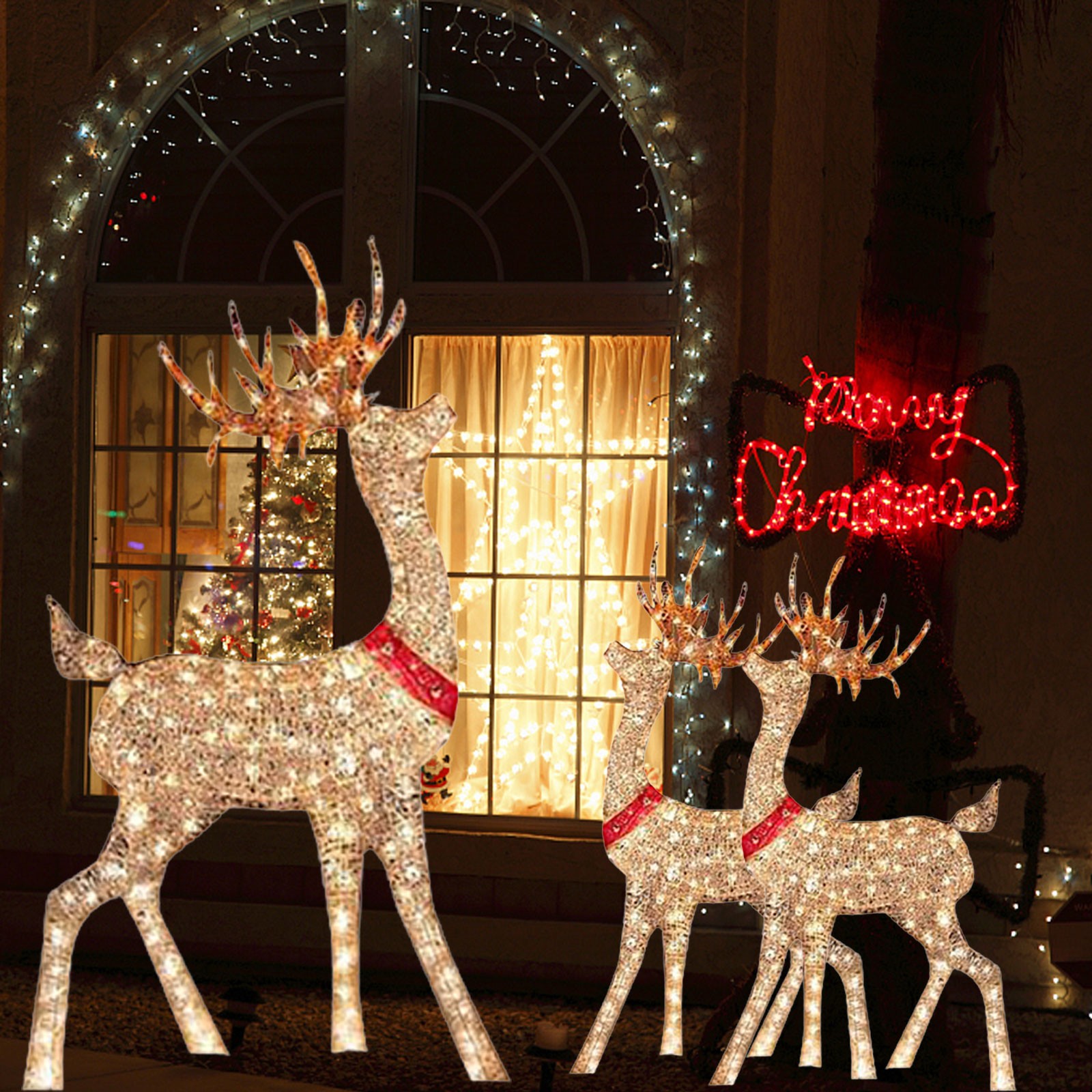 Beleuchtete Weihnachts dekorat – Outdoor Lighting Yard Stakes Bewertung und Preis