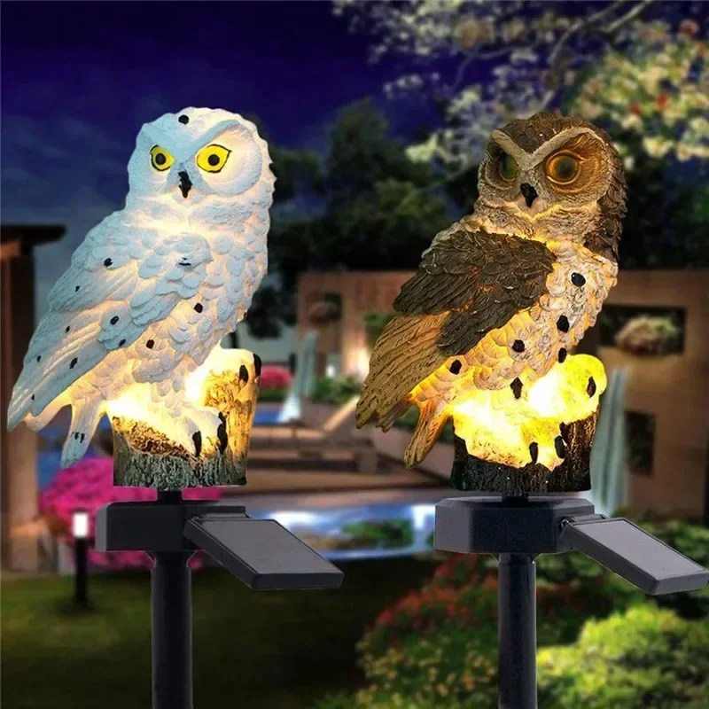 Solar-Eulen-Statue Gartenleuch – Outdoor Lighting Ground Bewertung und Preis