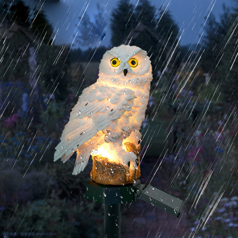 Solar-Eulen-Statue Gartenleuch – Outdoor Lighting Ground Bewertung und Preis