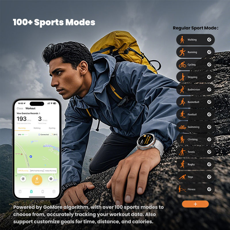 2026 Neue Militär-Smartwatch T – Outdoor Lighting Japanese Bewertung und Preis
