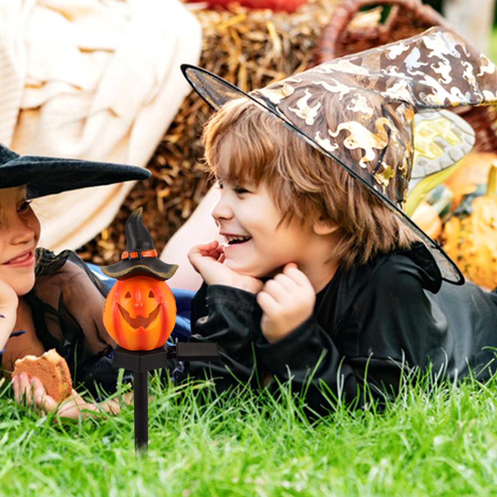 Halloween-Kürbis-Solar-Gartenl – Outdoor Lighting Yard Stakes Bewertung und Preis
