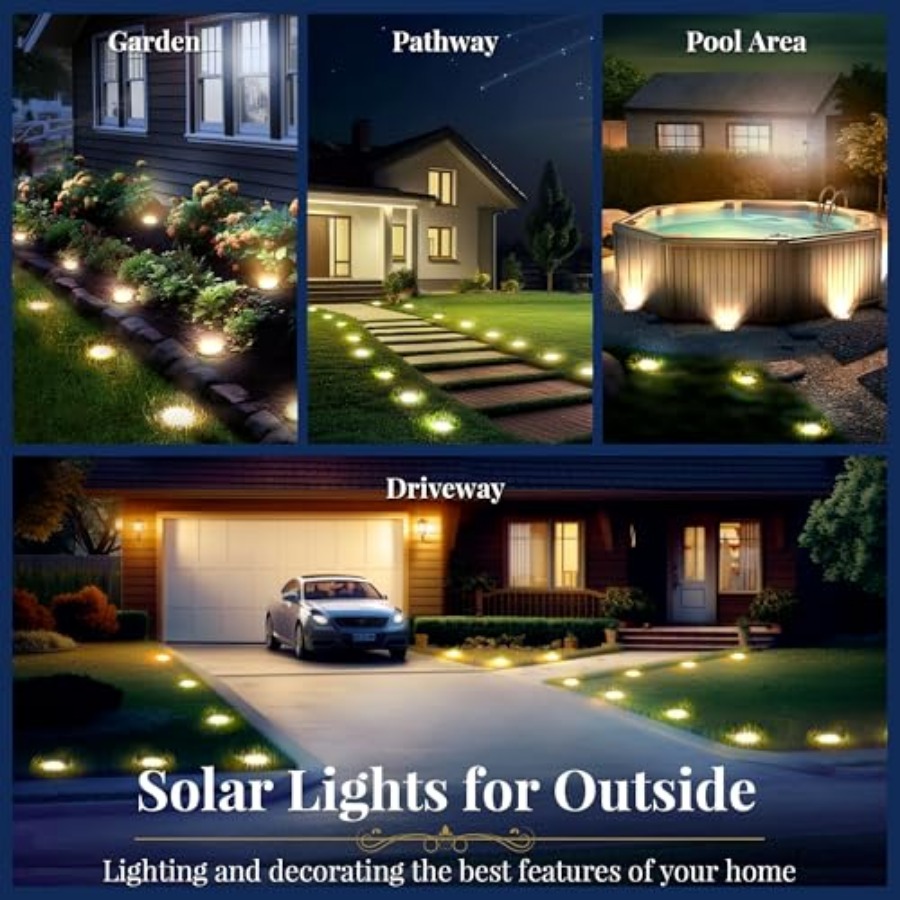 Solar-Bodenleuchten, Solar-Auß – Outdoor Lighting Ground Bewertung und Preis