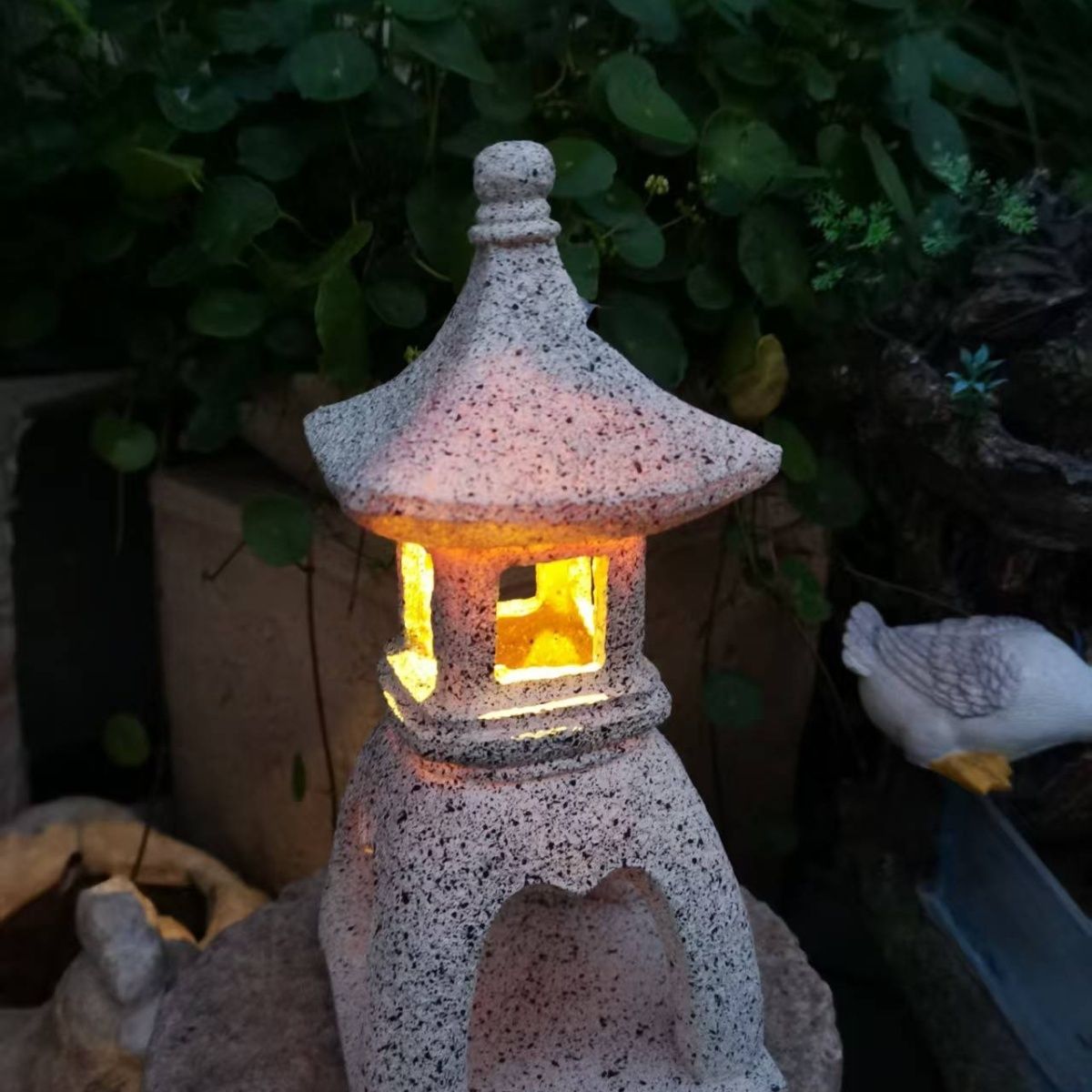 Pagoden-Solar-Gartenleuchte Or – Outdoor Lighting Japanese Bewertung und Preis