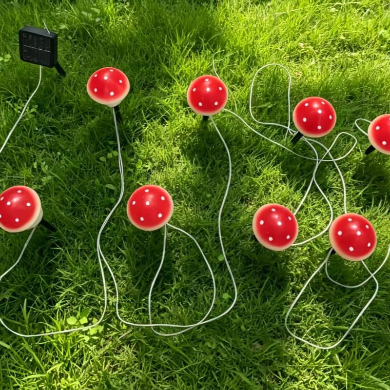 Solar-Pilz-Lichterkette Wasser – Outdoor Lighting Yard Stakes Bewertung und Preis