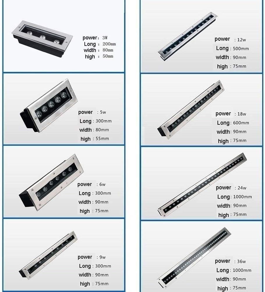 Lineare Rechteckige Einbau-LED – Ground Light Recessed Bewertung und Preis